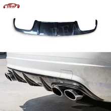 Задний диффузор для губ из углеродного волокна для Mercedes Benz C Class W204 C63 AMG 2008 2009 2010 2011