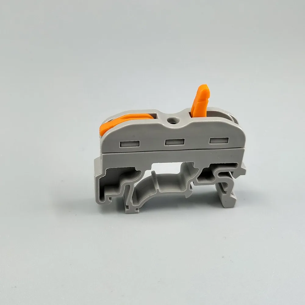 10 шт. 1 Pin din-рейку Универсальный Компактный проводной разъем проводник клеммный блок с рычагом