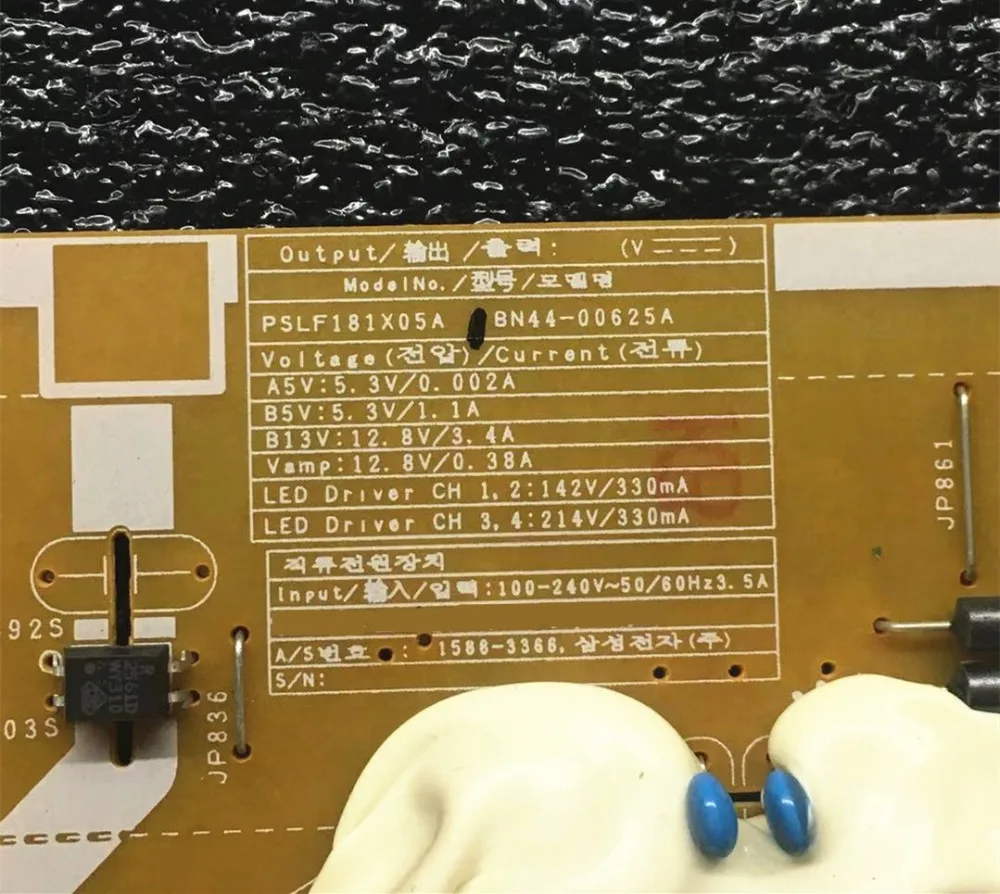 Оригинальный L55X1QV_DSM UA55F6400AJ плата питания BN44 00625A 00625C аксессуары для