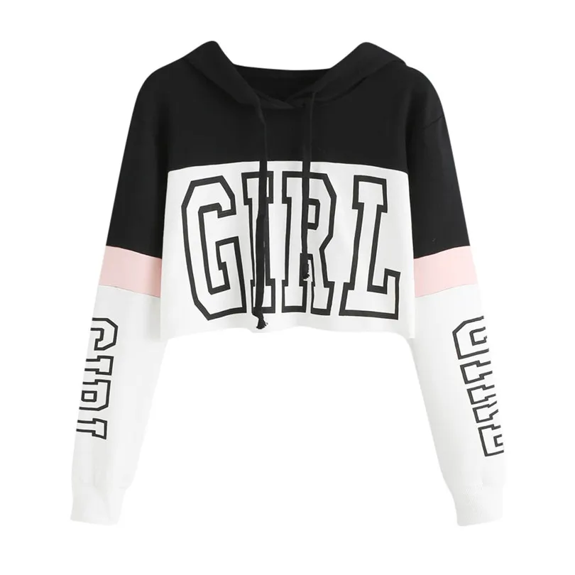 New Fashion Women Printing Long Sleeve Hoodie Sweatshirt Hooded Pullover Casual Daily Tops Blouse #4F01 (6)