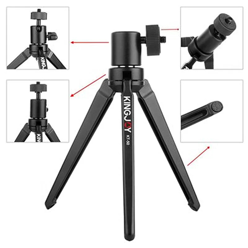 

KT-50 desktop set tripod projector desktop stand mobile phone holder multi-function selfie stick small tripod portable stand