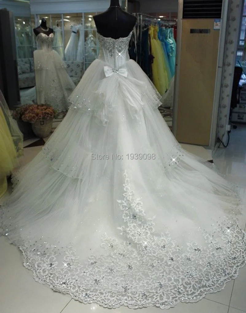 Vestidos De Novia Sweetheart Lace Princess Wedding Dresses Uk