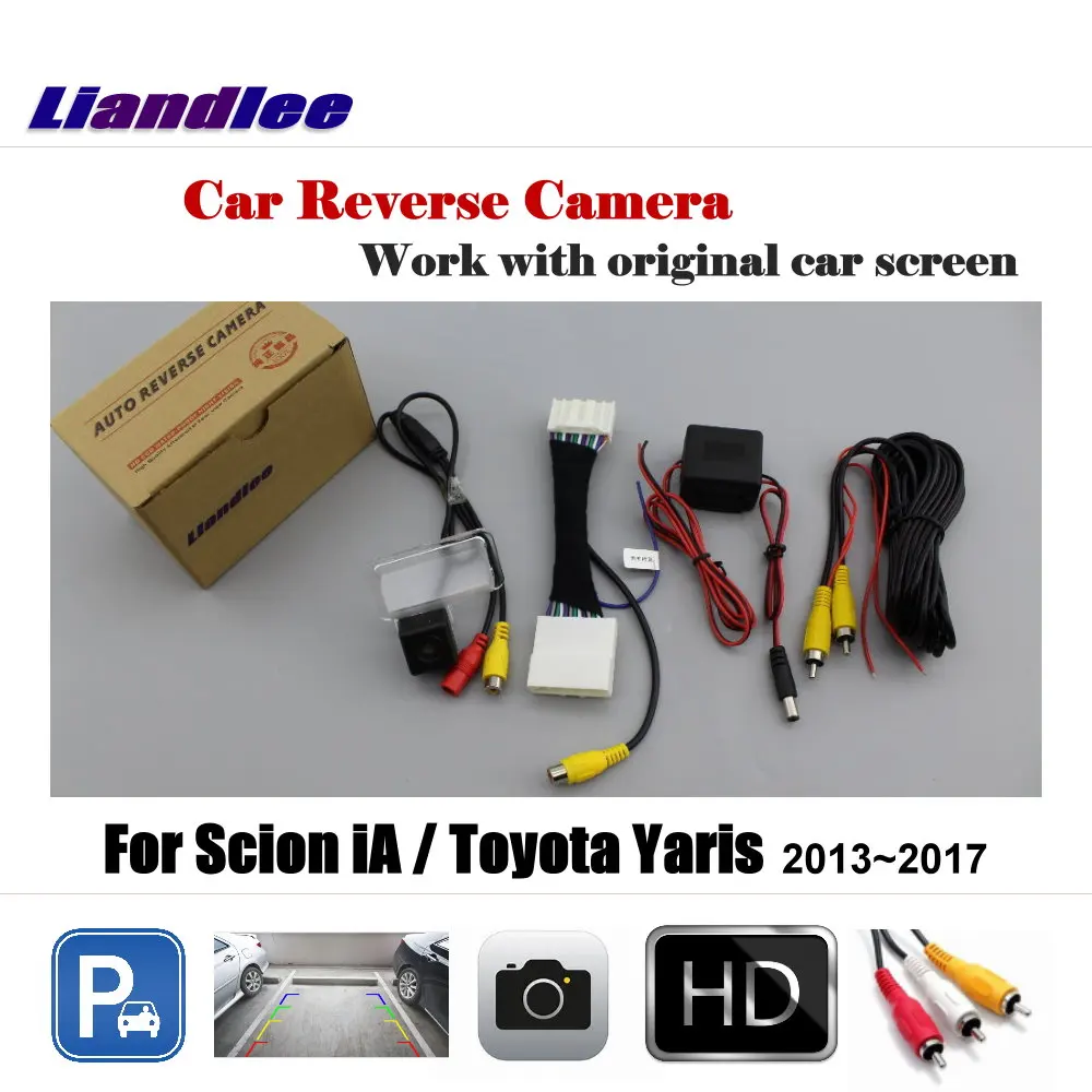 

Liandlee Car Reverse Rearview Camera For Scion iA / Toyota Yaris 2013~2017 Original Screen / HD CCD Backup Parking Camera