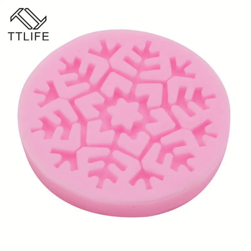 TTLIFE 3D снежинки силиконовая форма кухонные принадлежности для выпечки