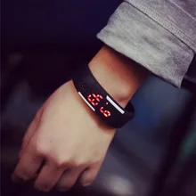 Модный светодиодный браслет с сенсорным экраном, цифровые часы для мужчин, женщин, детей, светодиодный, светящиеся, сенсорные часы, спортивные наручные часы, Relogio