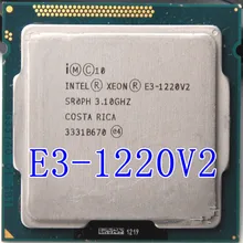 Intel Ксеон E3-1220 V2 e3 1220 V2 3,1 ГГц 8 МБ 4 Core 1333 МГц SR0PH LGA1155 Процессор процессор E3 1220V2