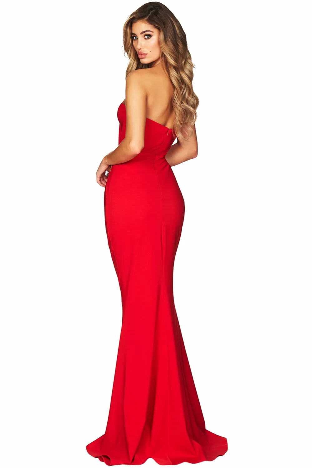 Red-Strapless-Sweetheart-Neckline-Mermaid-Gown-LC610868-3-2