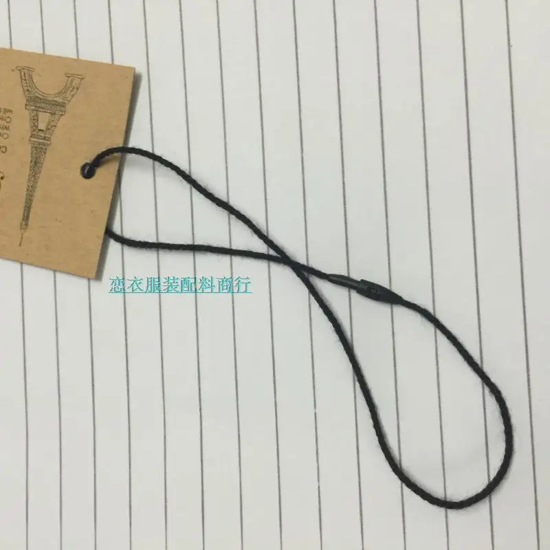 in stock Good quality cotton hang tag string in apparel,hang tag