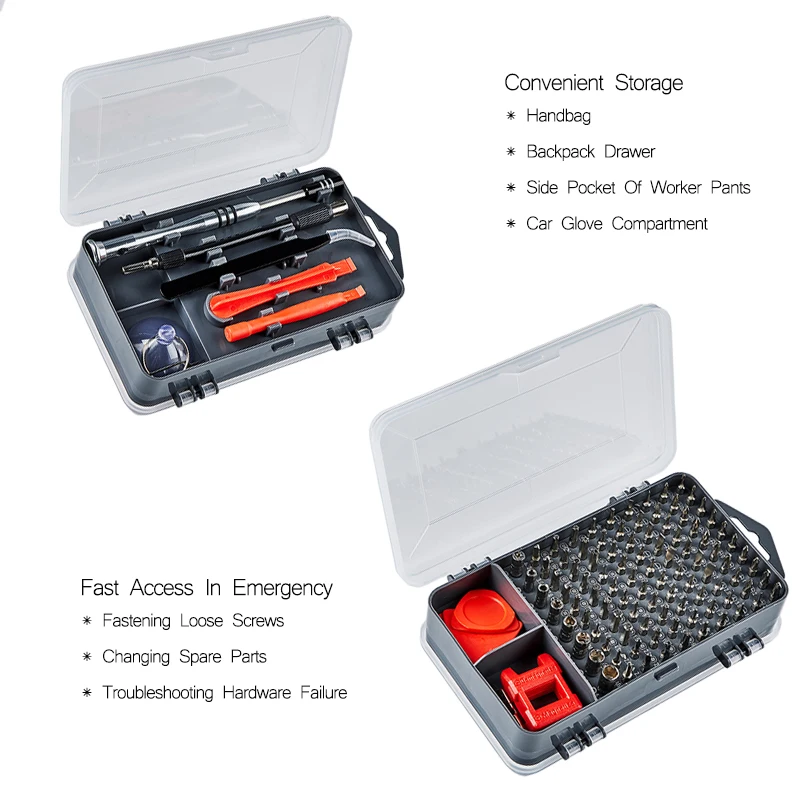 KALAIDUN 112 in 1 Screwdriver Set Magnetic Screwdriver Bit Torx Multi Mobile Phone Repair Tools Kit Electronic Device Hand Tool2