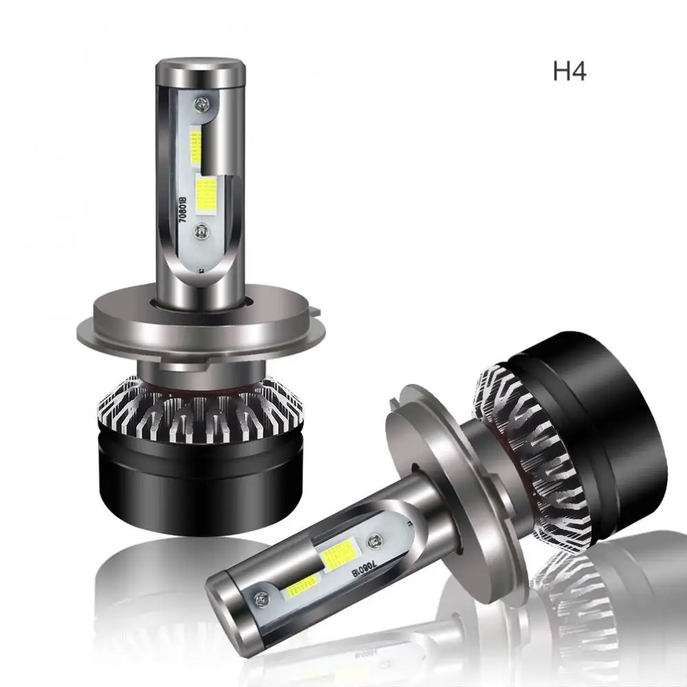 2шт H4 / HB2 9003 60W 10000LM 6000K Универсальный светодиодный комплект автомобильных фар
