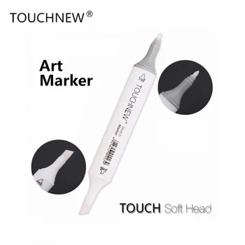 

TOUCHNEW 0# Markers Colorless Blender Doub Head Sketch brush pen Art Marker Set For Animation Manga Design Painting Supplies