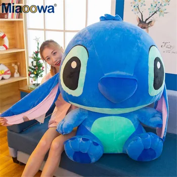 

1pc 80cm Super Giant Cute Anime Lilo And Stitch Plush Toy Baby Soft Pillow Kids Stuffed Doll Baby Toy For Children Gift