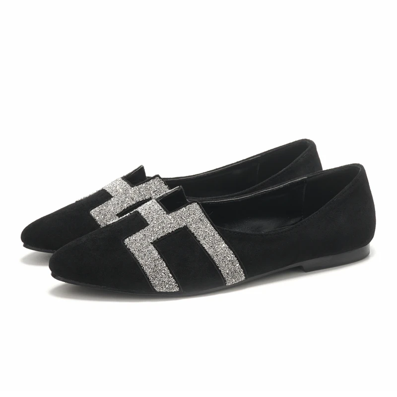 

Hot Spring Autumn Suede Shoes Woman Casual Shallow Cozy Flats Slip On Loafers Design Brand Lazy Flats Zapatos Mujer Office Shoes