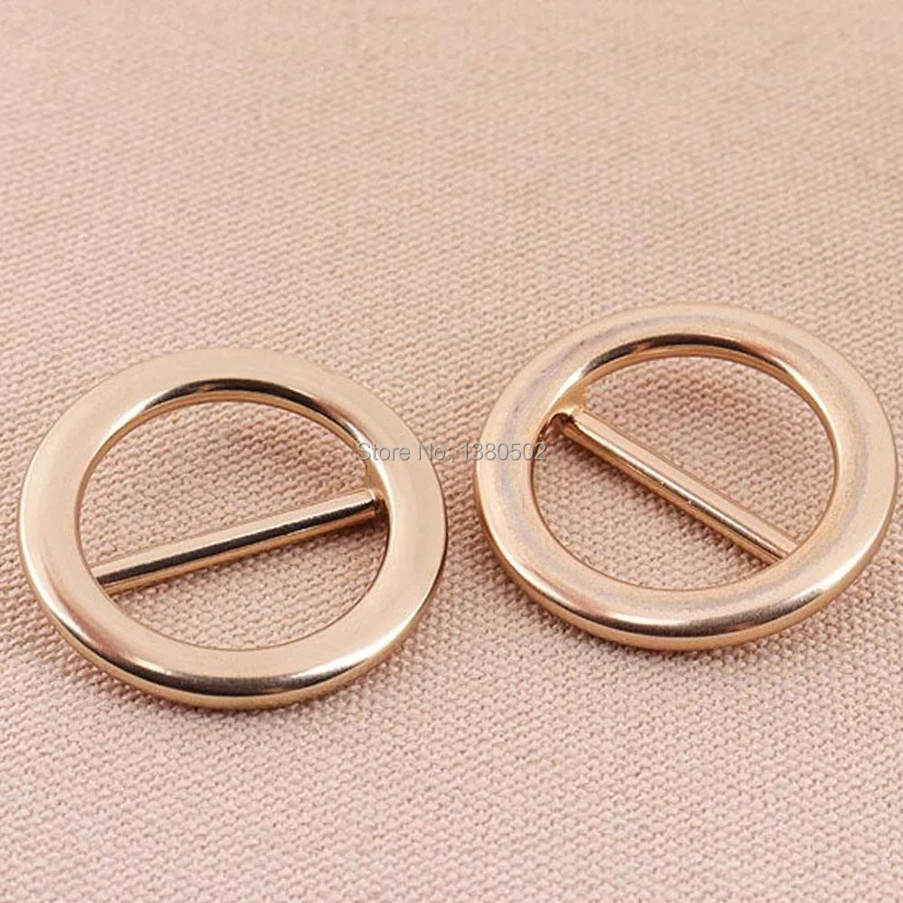 6PCS/lot gold color unique Design 36*25mm metal Round shape belt buckle