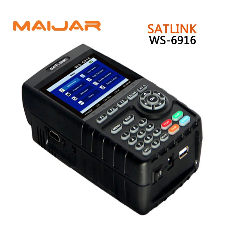 

[GENUINE]Digital satellite finder meter WS-6916 Digital terrestrial signal satlink ws6916 3.5 Inch HD TFT LCD Screen finder