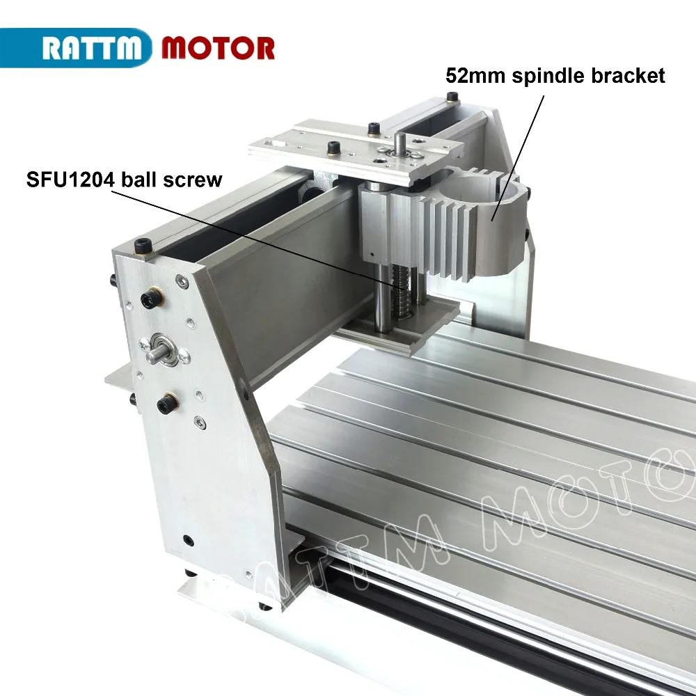 CNC 3040 ruoter машина алюминиевая рама DIY 390x285x55 мм SFU1204 шариковый винт для фрезерного станка с ЧПУ