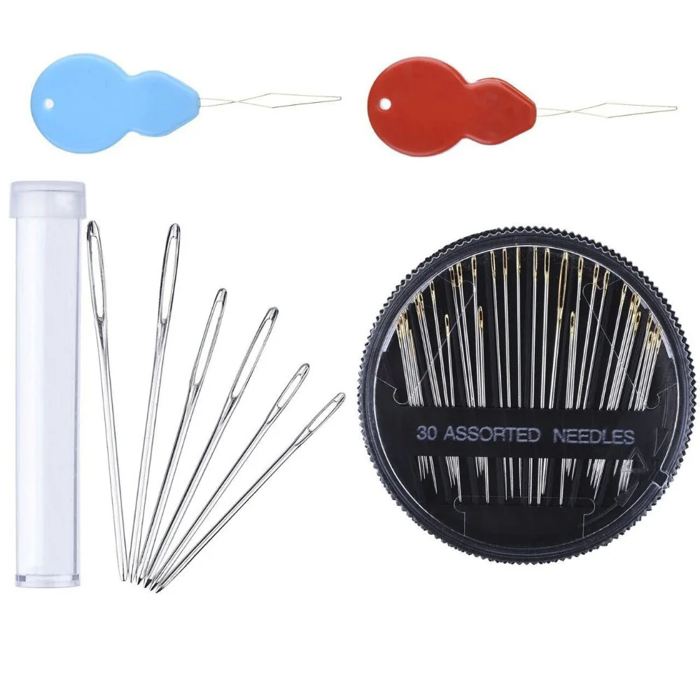 38PCS/set Assorted Hand Sewing Needles Embroidery Mending Craft Quilt