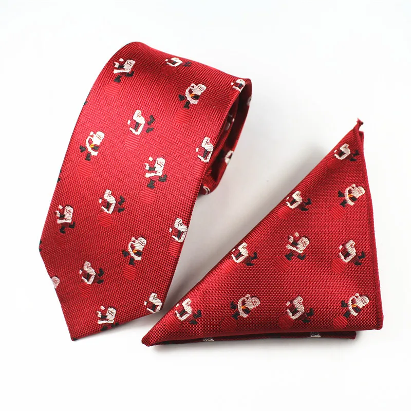 Мужской галстук с подходящим платок Пейсли наборы с платком Шелковый медведь мультфильм галстуки с принтом для мужчин формальные свадебные вечеринки