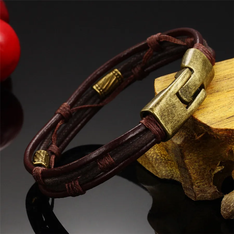 OPK-Fashion-Multi-Layer-Genuine-Leather-Man-Bracelets-Casual-Sporty-Easy-Alloy-Hook-Link-Chain-Men (3)
