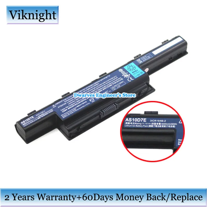 Оригинальный аккумулятор AS10D7E для Acer Aspire 4333 4339 4349 Travelmate 8473 8473T AS10D3E AS10D5E 11 1 V 6000mAh
