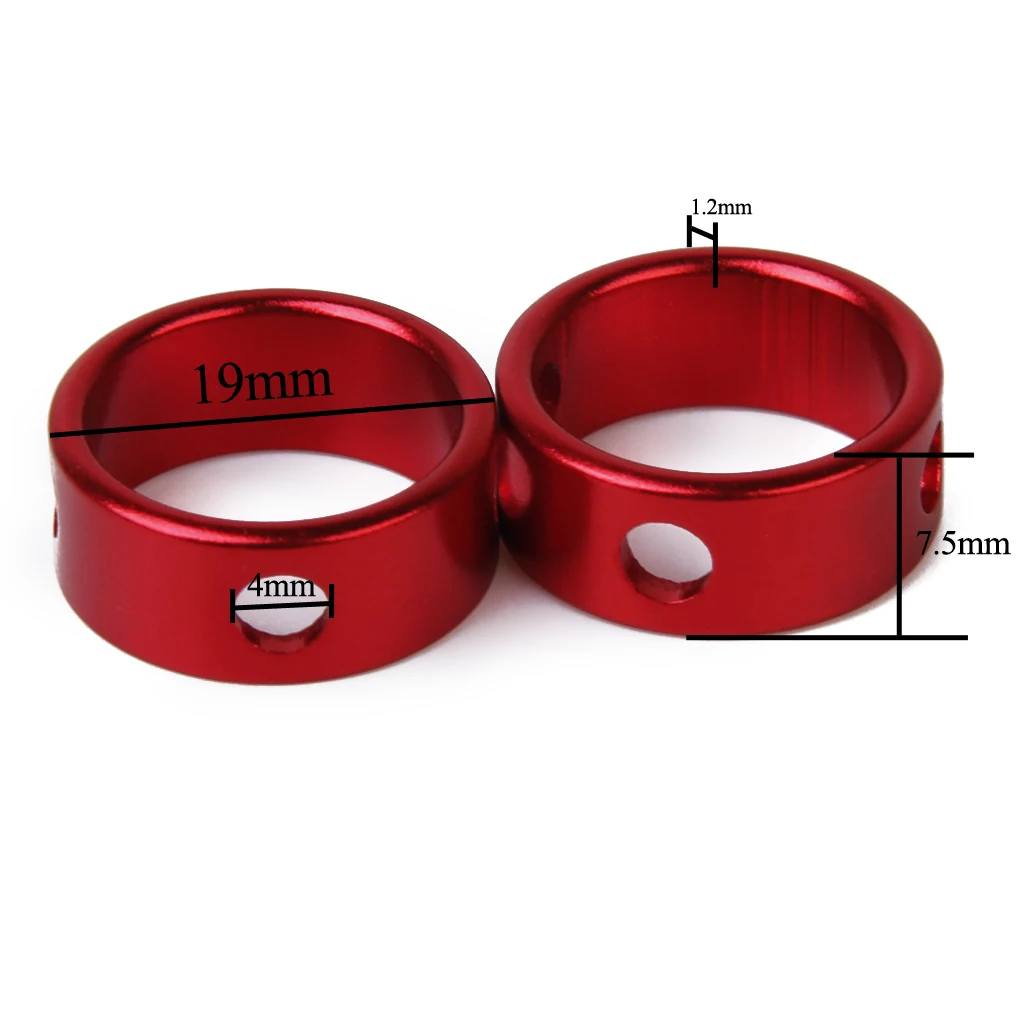 MagIDeal 10 Red Aluminum Alloy Tent Awning Cord Rope Fastener Guy Line Runners Tensioners Outdoor Tools