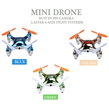 2017 Mini RC Drone con Cámara HD 3D Rollos Quadcopte Control Remoto toys control dron con 0.3mp cámara rc helicopte juguete como kid regalo