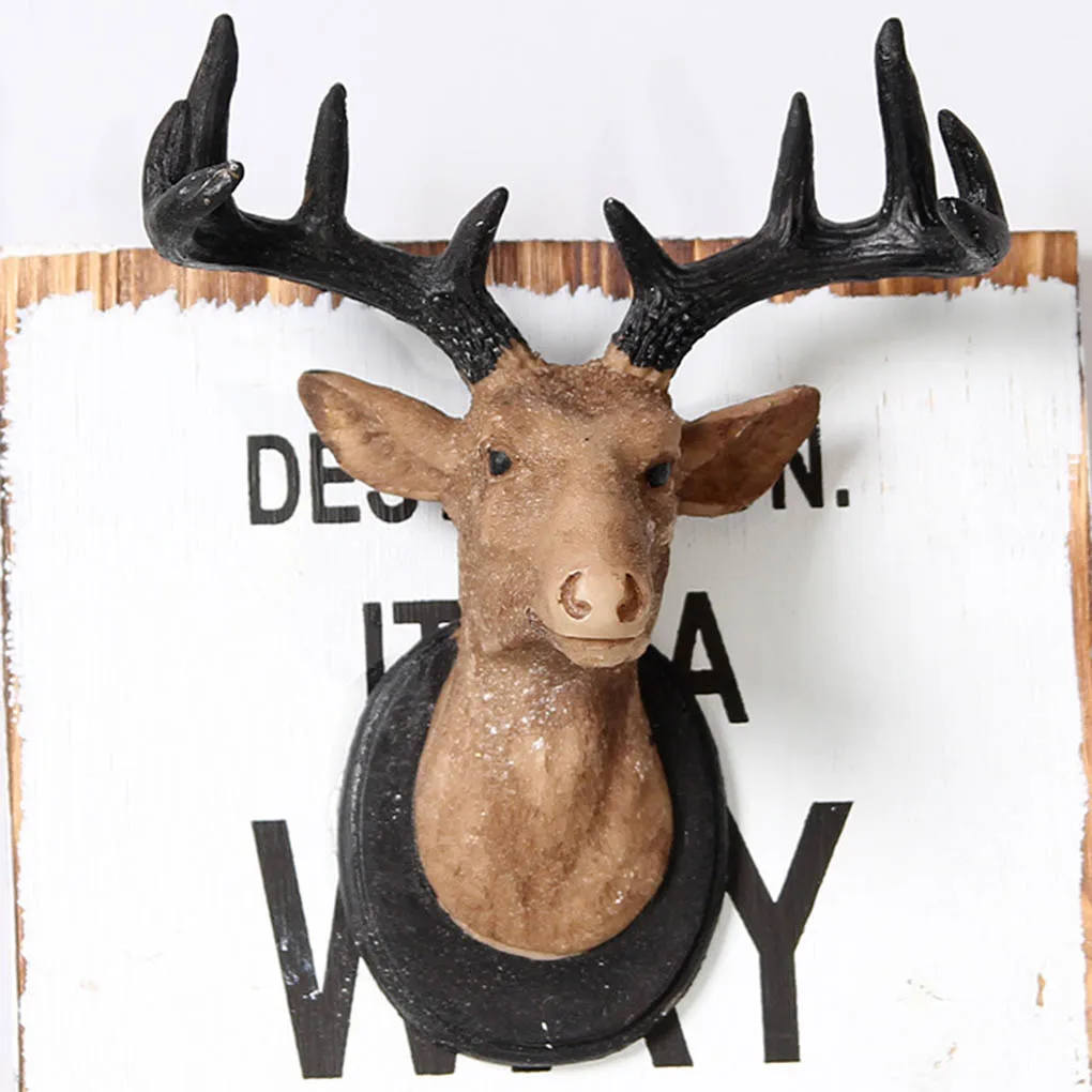 Wood Moose Head Deer Wall Decoration Home Hanging Wood Moose Head Deer Wall Decoration Home Hanging Painting Ornament In Calligraphy From Garden On Aliexpress Alibaba