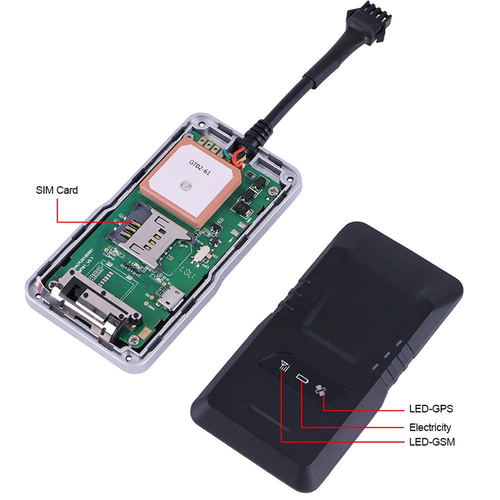 G05 GPS Tracker Car Wateproof IP65 GPS Locator Power Oil Cut Off Tracking Device Remotely Geo-fence Alarm GSM Free Web APP