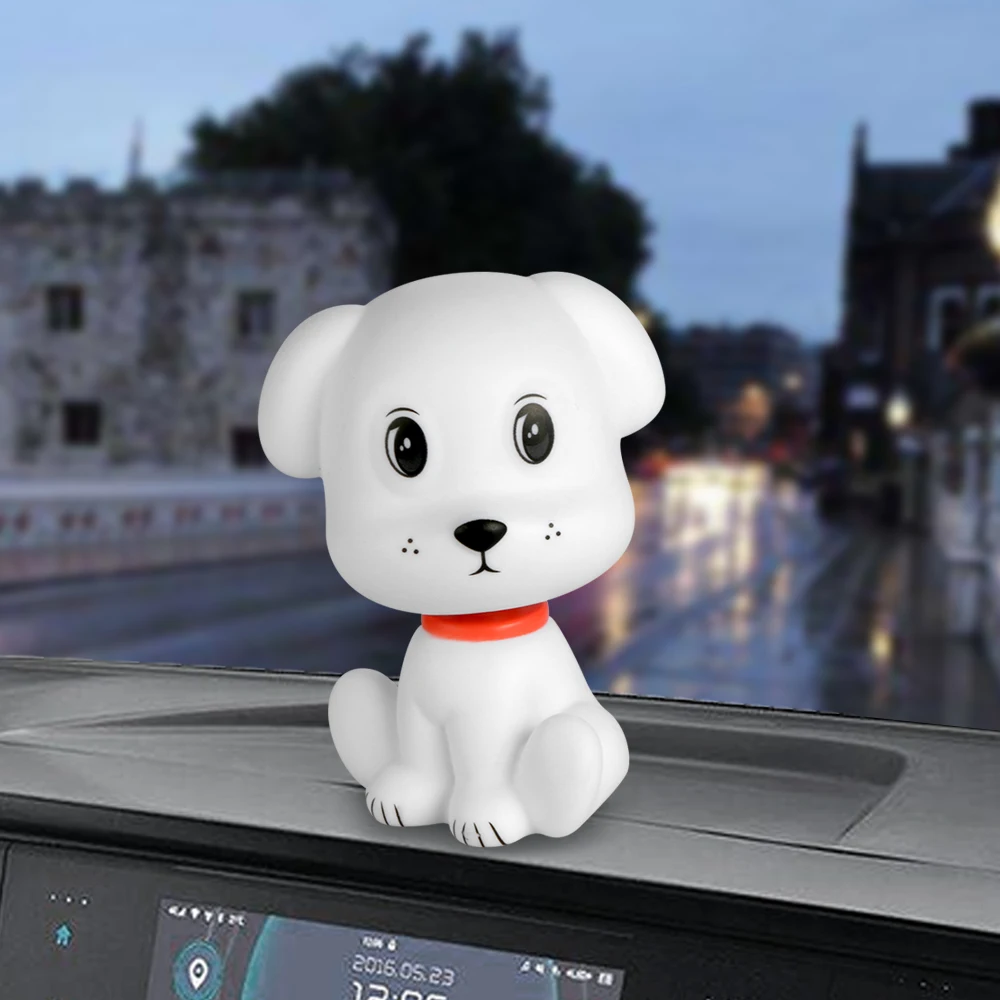 Car Ornament Cute Shaking Head Dog Nodding Puppy Doll Automobiles