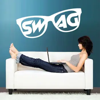 

Wall Decal Vinyl Sticker Swag Sunglasses Eyewear Quote Sign Lettering