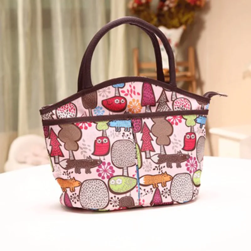 Multifunction Picnic Bag Can Be Put Tableware Waterproof Lunch Box Party Lunch Plate Food Gift 