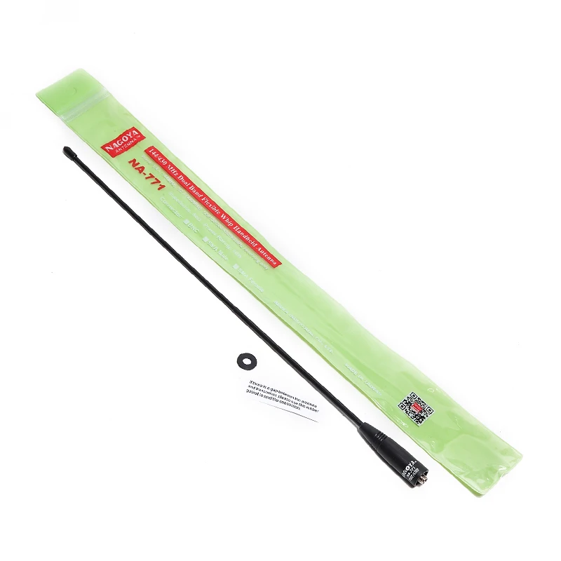 2шт Nagoya NA 771 SMA Female Двухдиапазонная VHF/UHF 144/430MHz Антенна NA771 для Baofeng TYT Wonxun Walkie Talkie