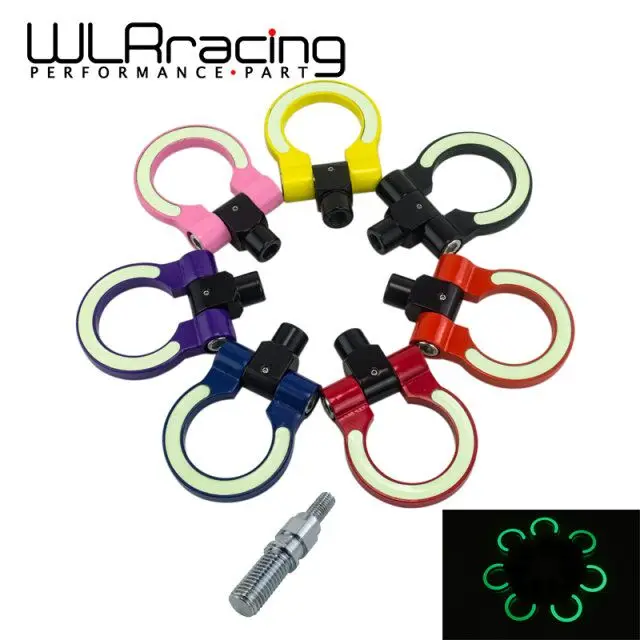 

LUMINOUS RACING SCREW IRON TOW TOWING HOOK JDM RACE UNIVERSAL TOW HOOK FOR Honda Toyota JAPAN MODELS CAR WLR-THBJ61