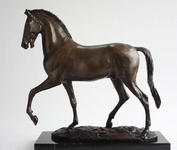 

22 Art Sculpture Bronze Copper Marble Home Decoration Lucky Zodiac Horse Statue