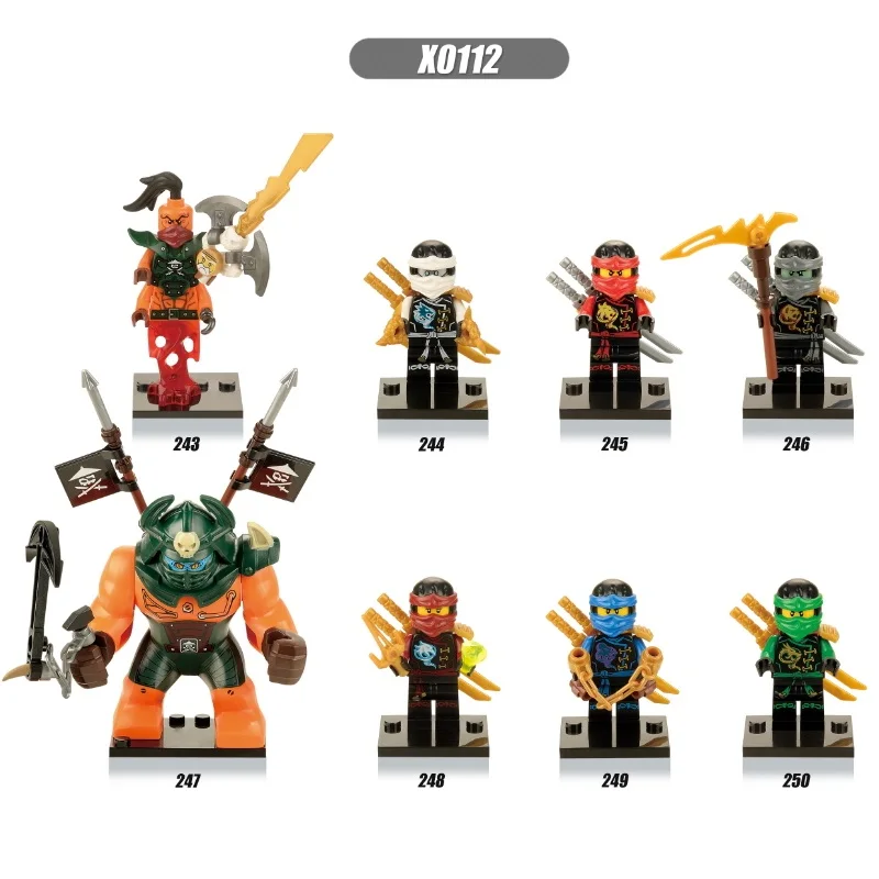 

Single Super Heroes Ninja Kai Jay Nada Khan Cole Fierce Beauty Zane Gnea Lloyd Building Blocks Bricks Kids Christmas Gift Toys