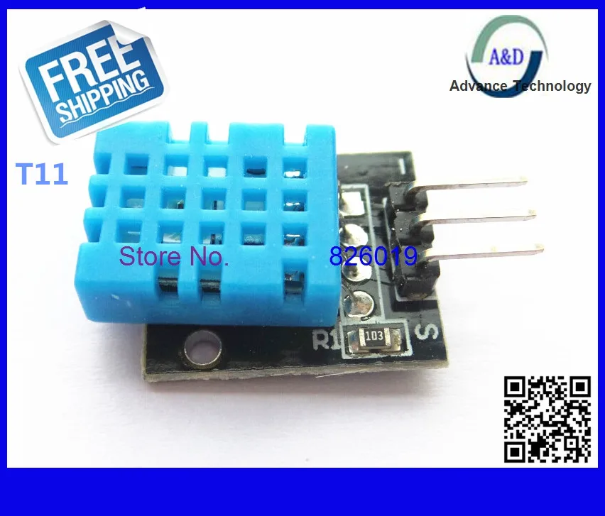

1pcs DHT11 Temperature And Relative Humidity Sensor Module + PCB for Arduino DIY Starter Kit