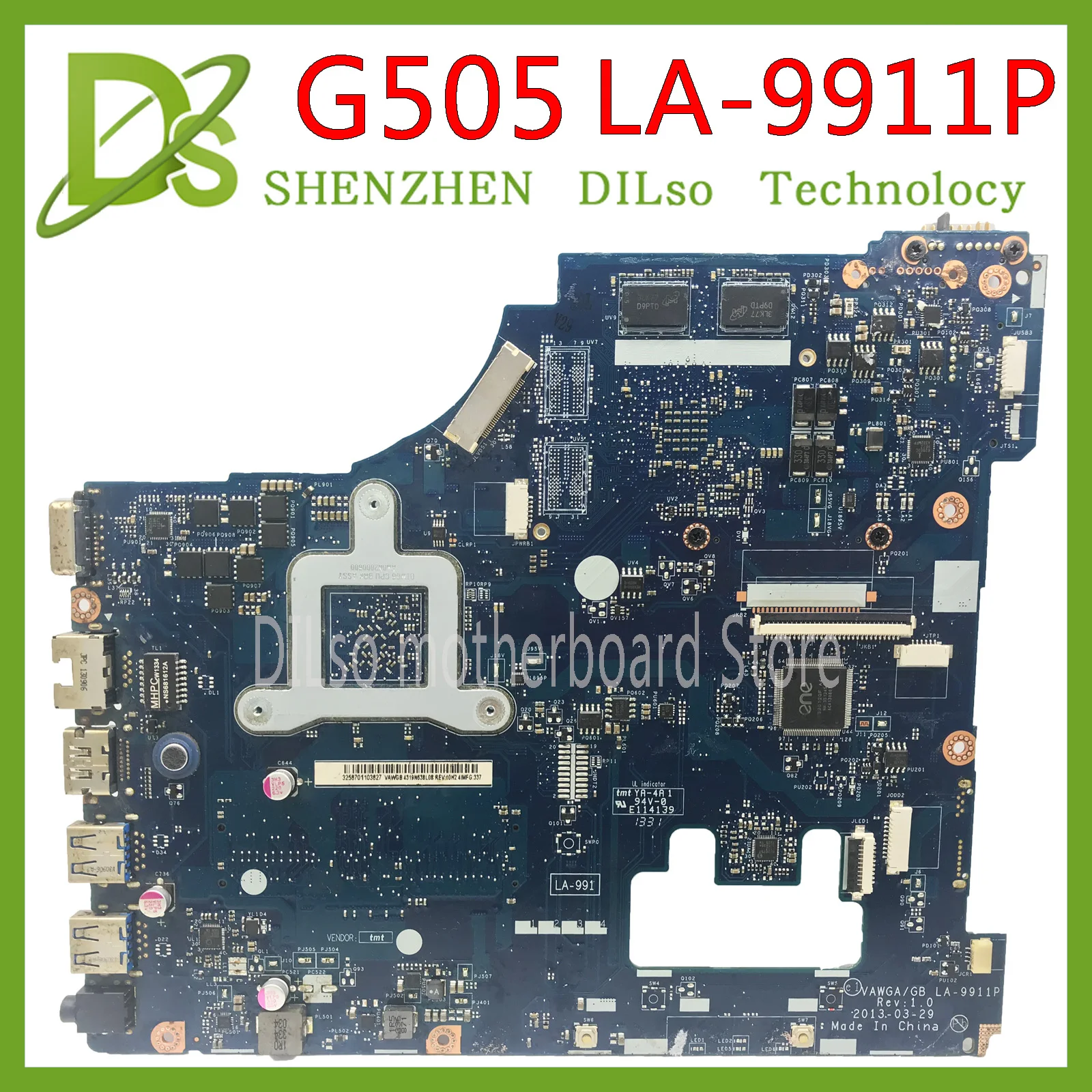 KEFU G505 VAWGA/GB LA-9911P материнская плата для lenovo g505 материнская плата la-9911p материнская плата с А4 тест ЦП