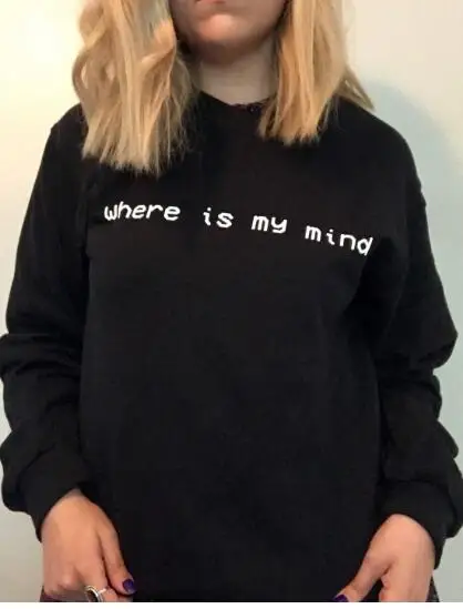 Поймать Перелёты, не Feelings Sweatshirt в белом для Для женщин Забавный Графический толстовки Повседневное хлопок эстетику Tumblr толстовки Топы