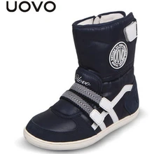Uovo Brand Children Flat Soft Botas Kids Boys And Girls Shoes Spring/Autumn/Winter Short Boots EU26-39 Zapatos Outdoor Footwear