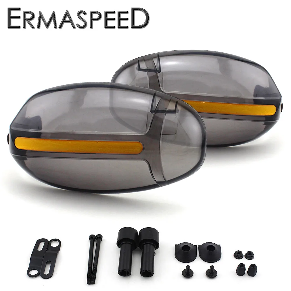 

Pair 7/8'' Motorcycle 22mm Handlebar Hand Guards Brush Bar Hand Protectors Universal fit for HONDA KAWASAKI YAMAHA KTM DUCATI