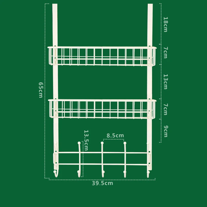 Стойка для холодильника, боковая полка, боковой держатель, полка для шкафа, стеллаж для хранения, многослойная подвесная корзина, полка, кухонный органайзер, держатель - Цвет: W2