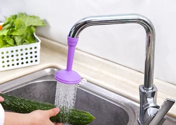 

360 Degree Rotating Kitchen Sprayers Adjustable Tap Water-saving Valve Shower Filter Kitchen Faucet Accessories