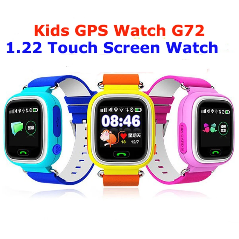 

New Touch Screen GPS Phone Positioning Children Watch Color SOS Smart Watch Finder Device Tracker Kid Safe Anti Lost Monitor