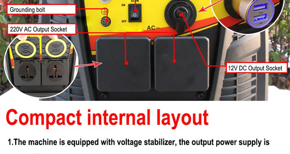 2300W 220V AC новая модель легкий инвертор генератор, портативный генератор для кемпинга, открытый генератор для пикника, T2300i