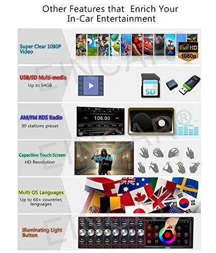 Flash Deal Android6.0 Marshmallow OS Car Stereo with 6.2