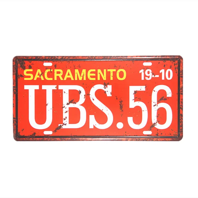 Dl Vintage Garage Decor Mich 79 Tp 6826 License Plate Metal Sign
