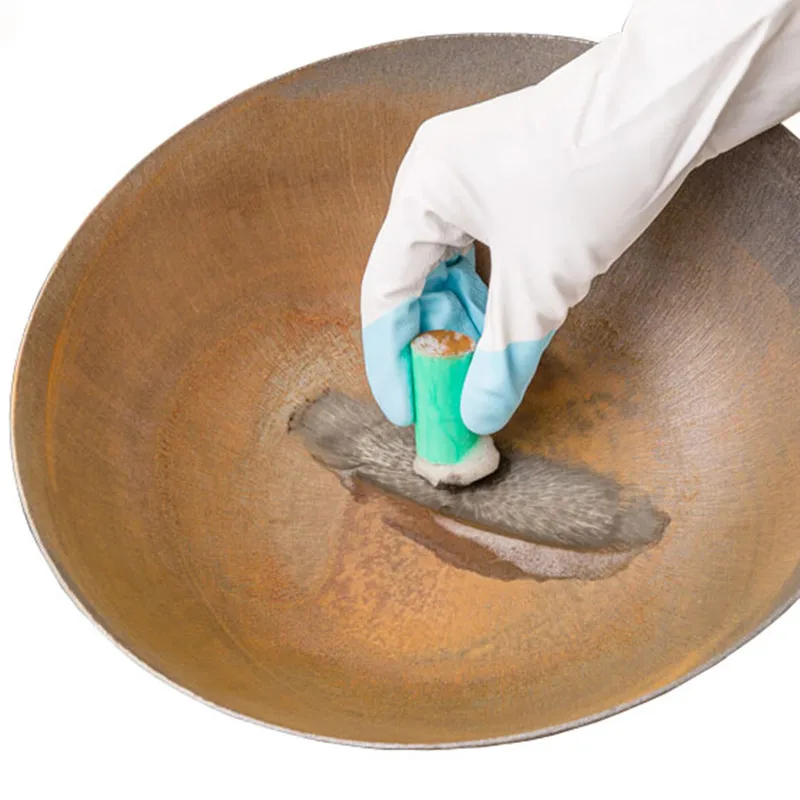 Rust brush 2piece/set Brushed stainless Rub rust pot pan brush random