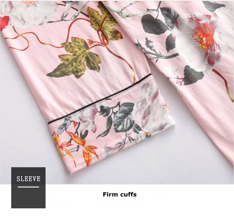 Женский халат и платье, 7 шт. хлопковое кимоно с длинными рукавами и цветочным рисунком зимняя пикантная Домашняя одежда, одежда для сна домашняя пижама