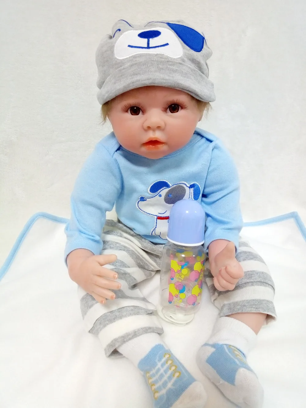 Bebê Reborn Otávio em Silicone 55 cm - Frete Grátis – Boutique