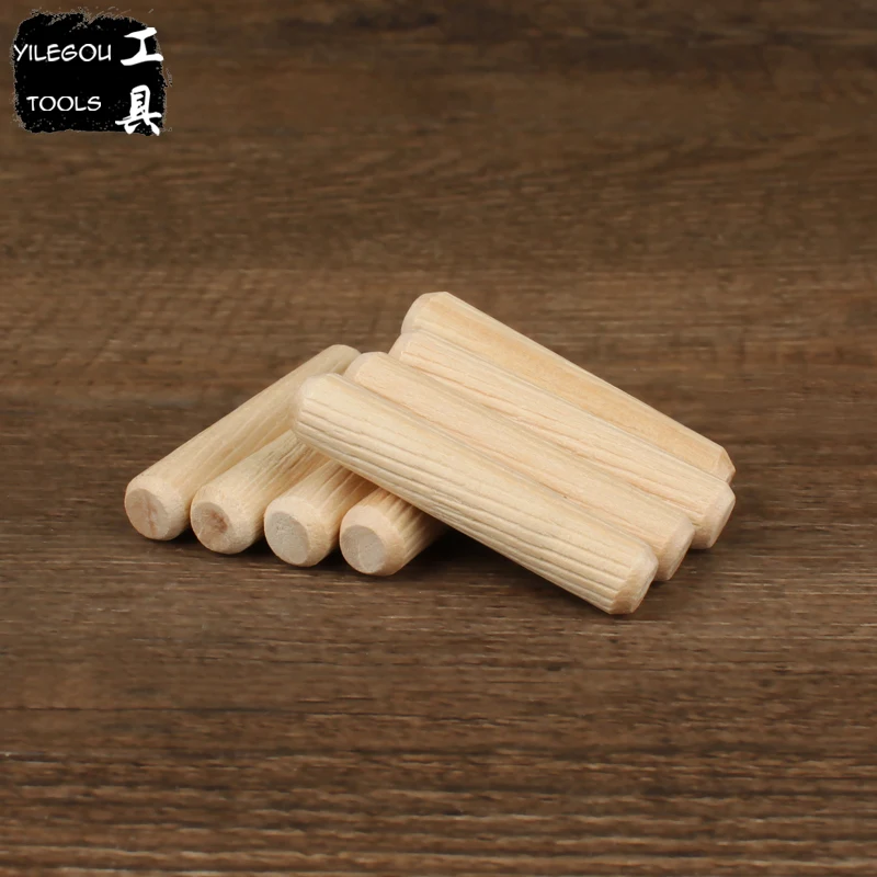 

50 Pieces M10*50mm Round Dowelled Joint, Wooden Dowel, Wood Plug, Diameter 10mm Length 50mm